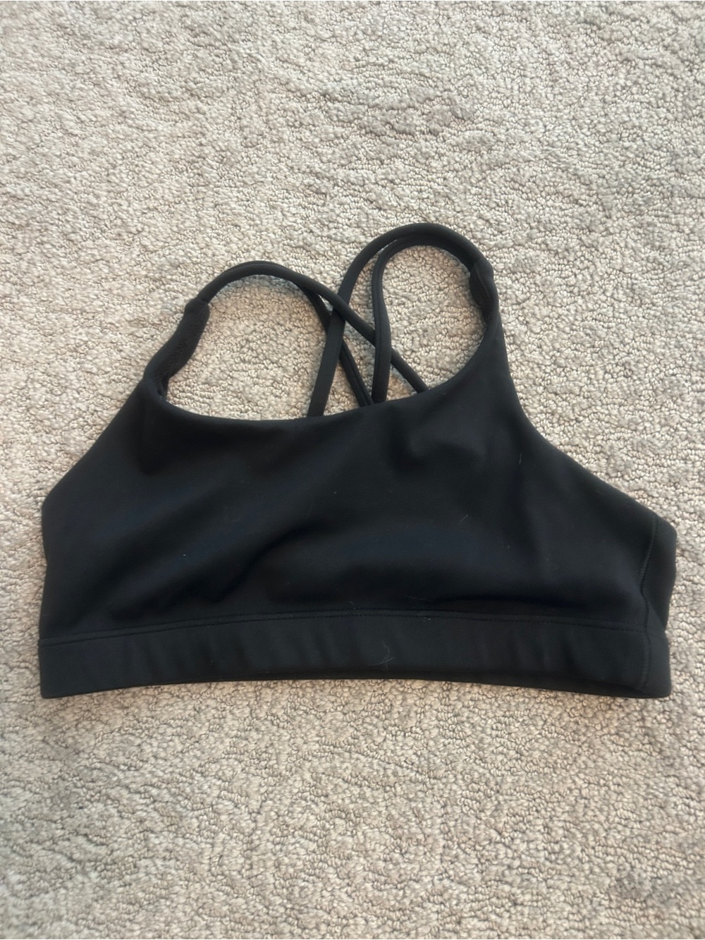 Athleta Black Sports Bra Size 8/10